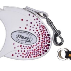 Flexi automaatne rihm Glam Splash Pink S